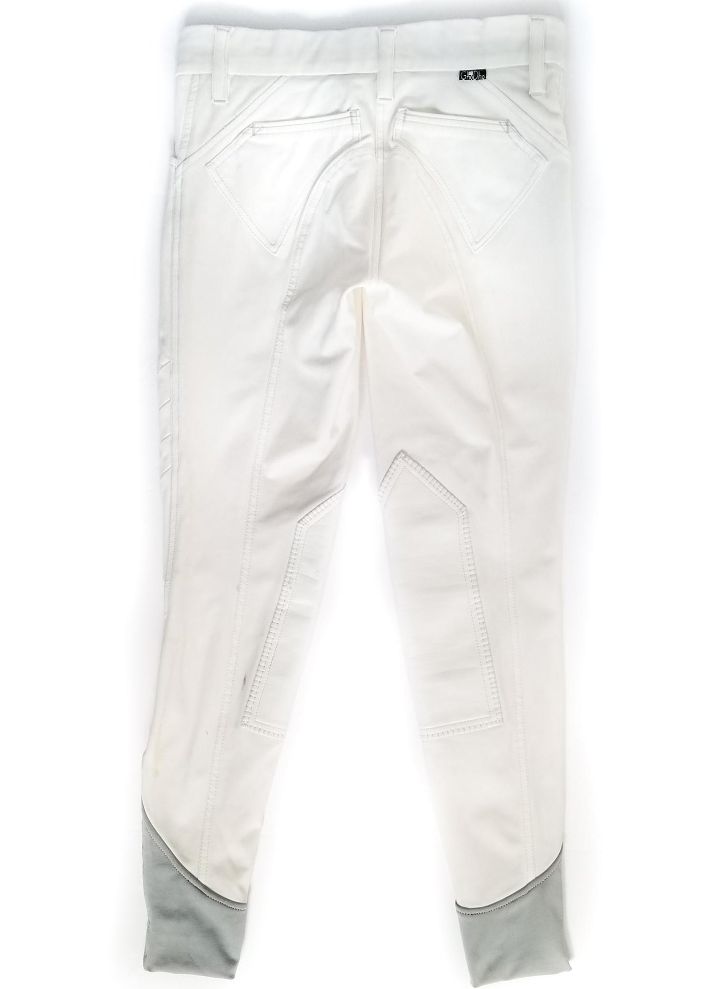 GhoDho Pandora Knee Patch Breeches - White - Women's 28