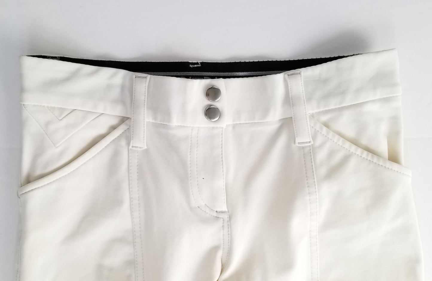 GhoDho Pandora Knee Patch Breeches - White - Women's 28