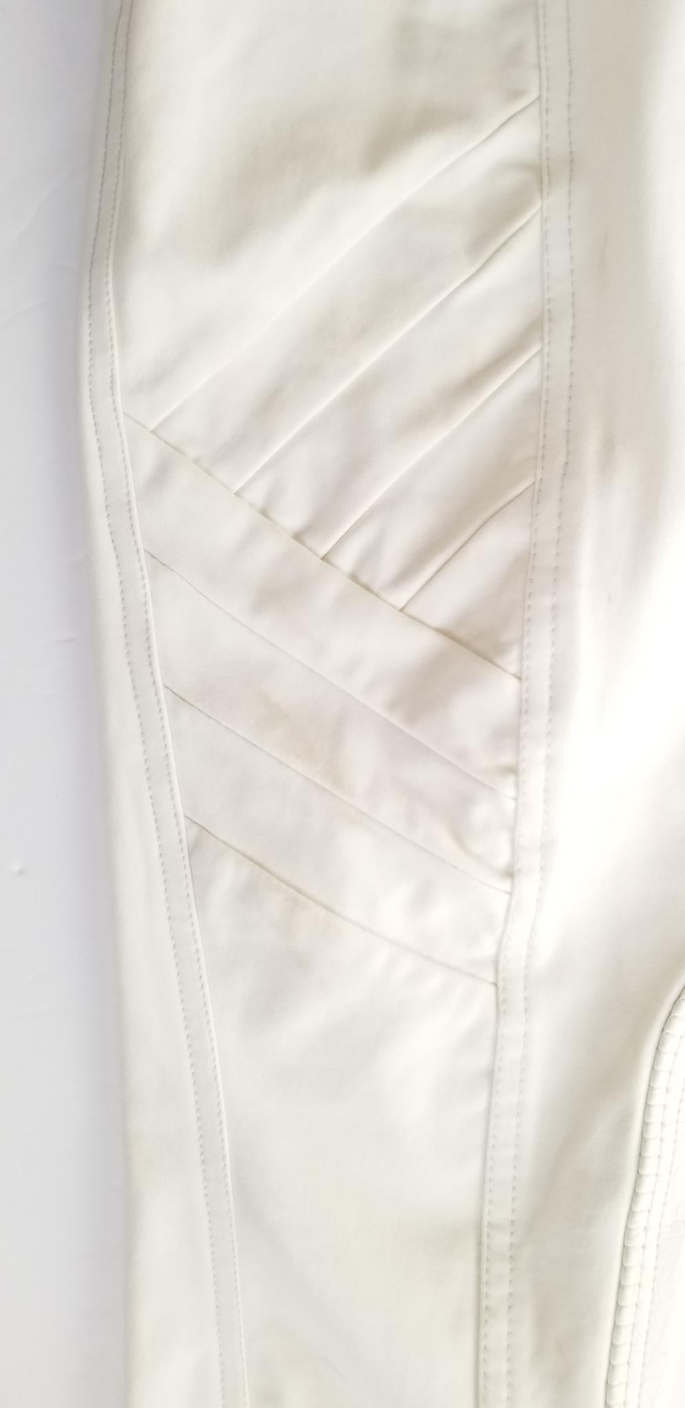 GhoDho Pandora Knee Patch Breeches - White - Women's 28