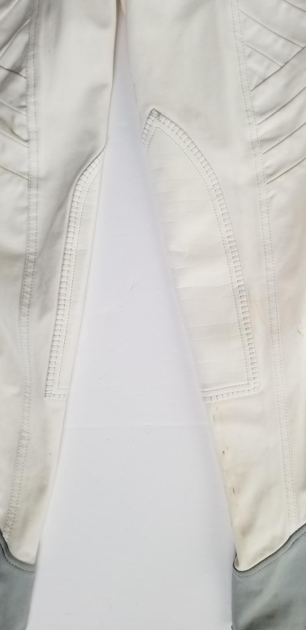 GhoDho Pandora Knee Patch Breeches - White - Women's 28