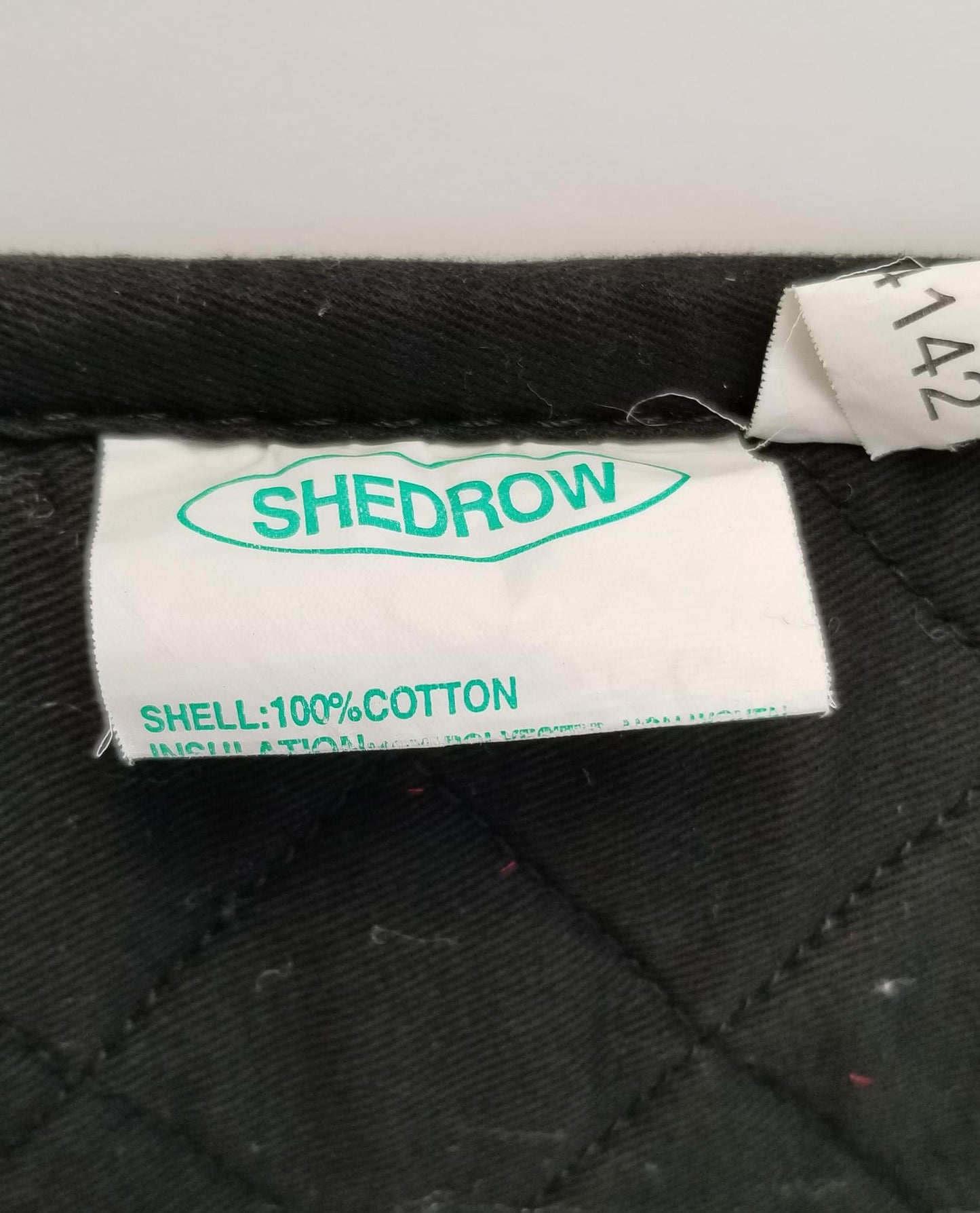 Shedrow Quilted Girth Cover - Black - 40"