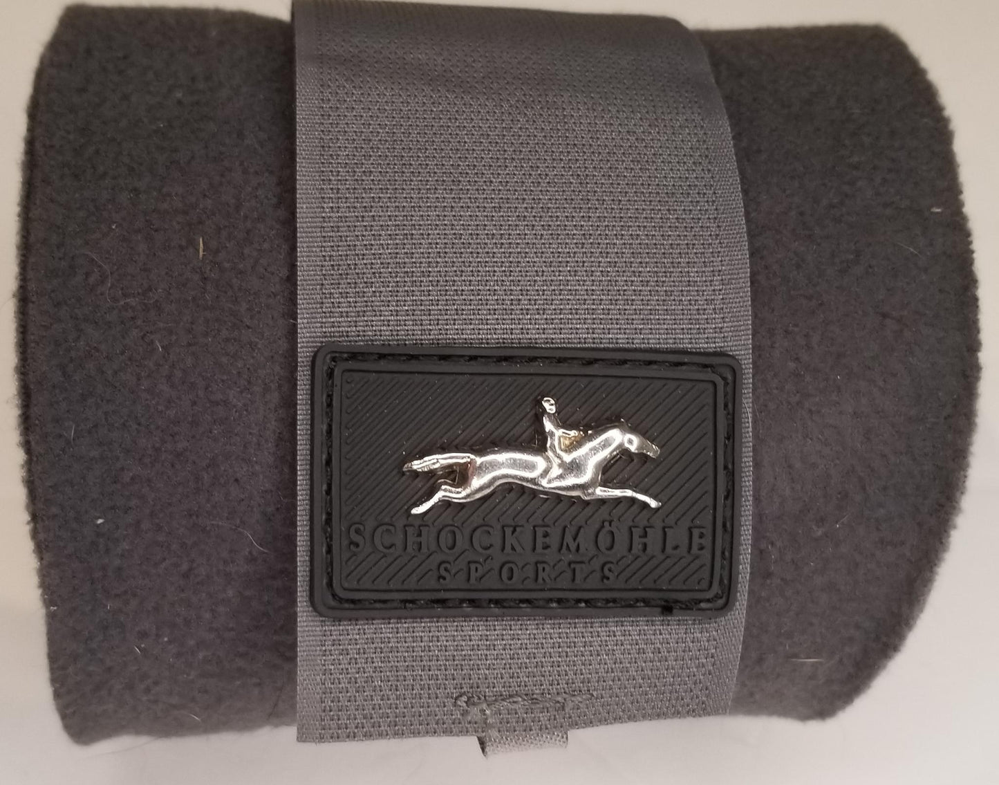 Schockemohle Sports Fleece Polos - Steel Grey - Horse