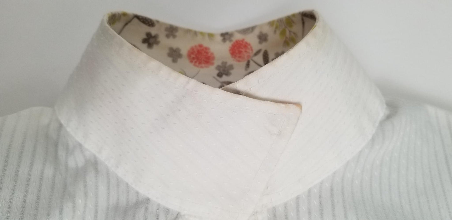 RJ Classics Prestige Collection Show Shirt - Grey & White - Women's Small