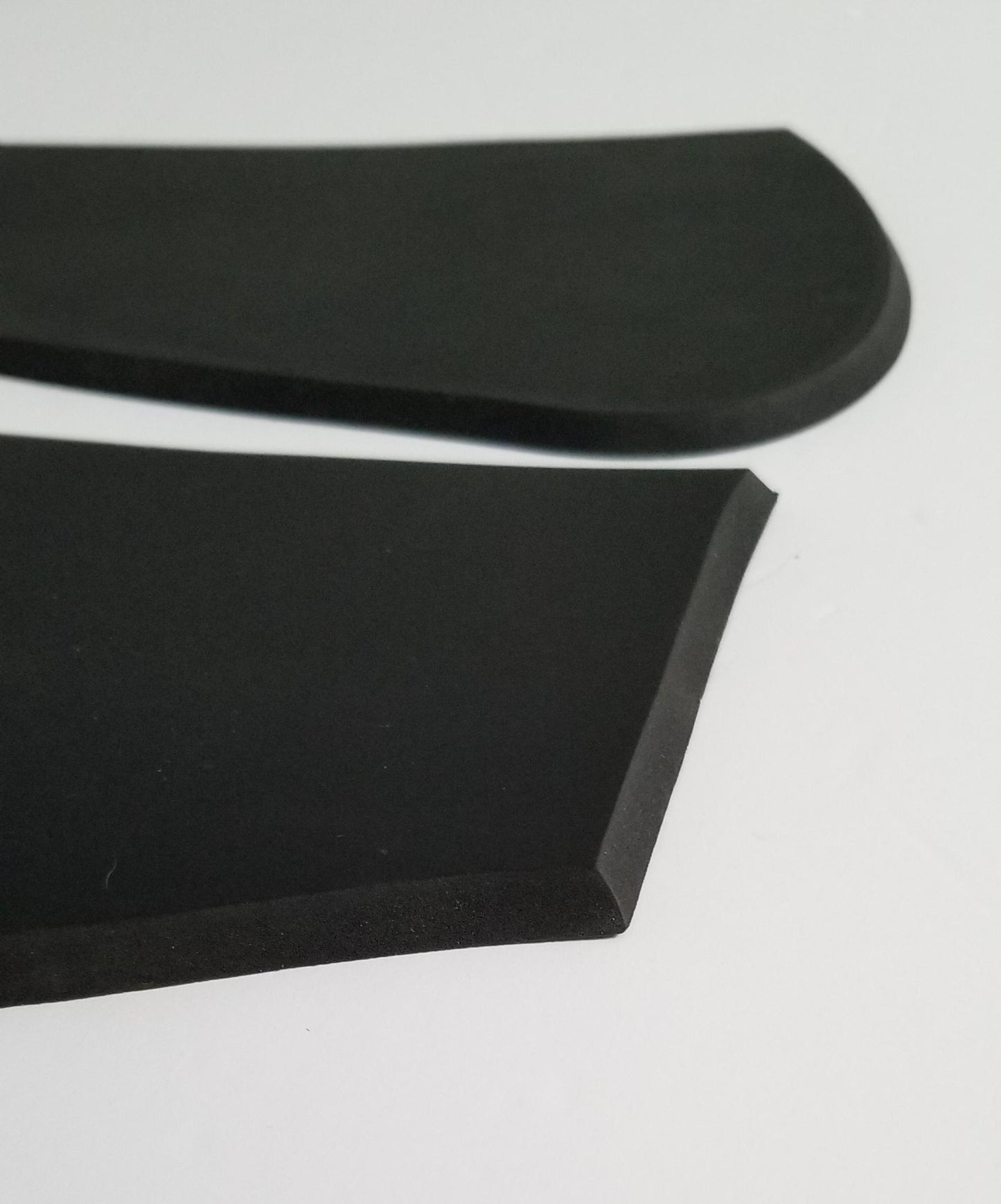 Half Pad Inserts (Front) - Black - 1cm