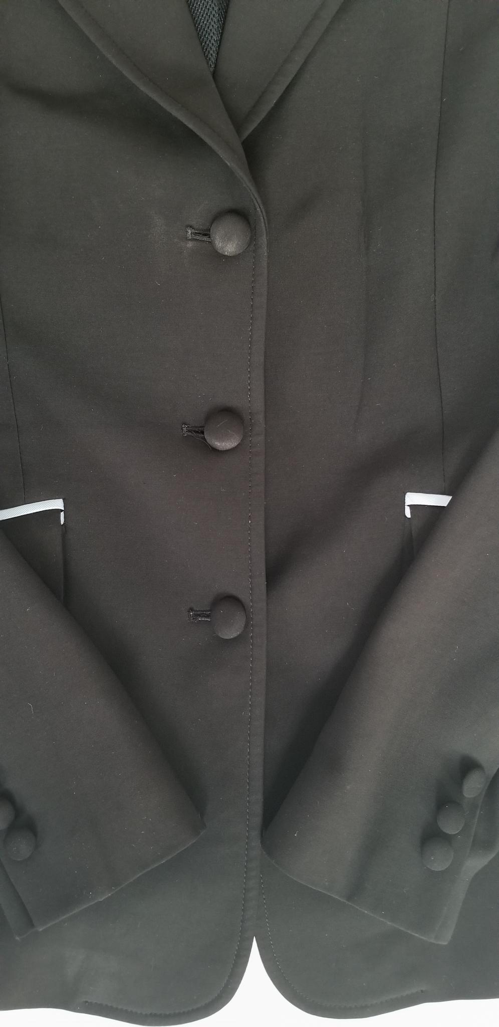 Hayward Sportswear Show Jacket - Black with Baby Blue Piping - Women's 6