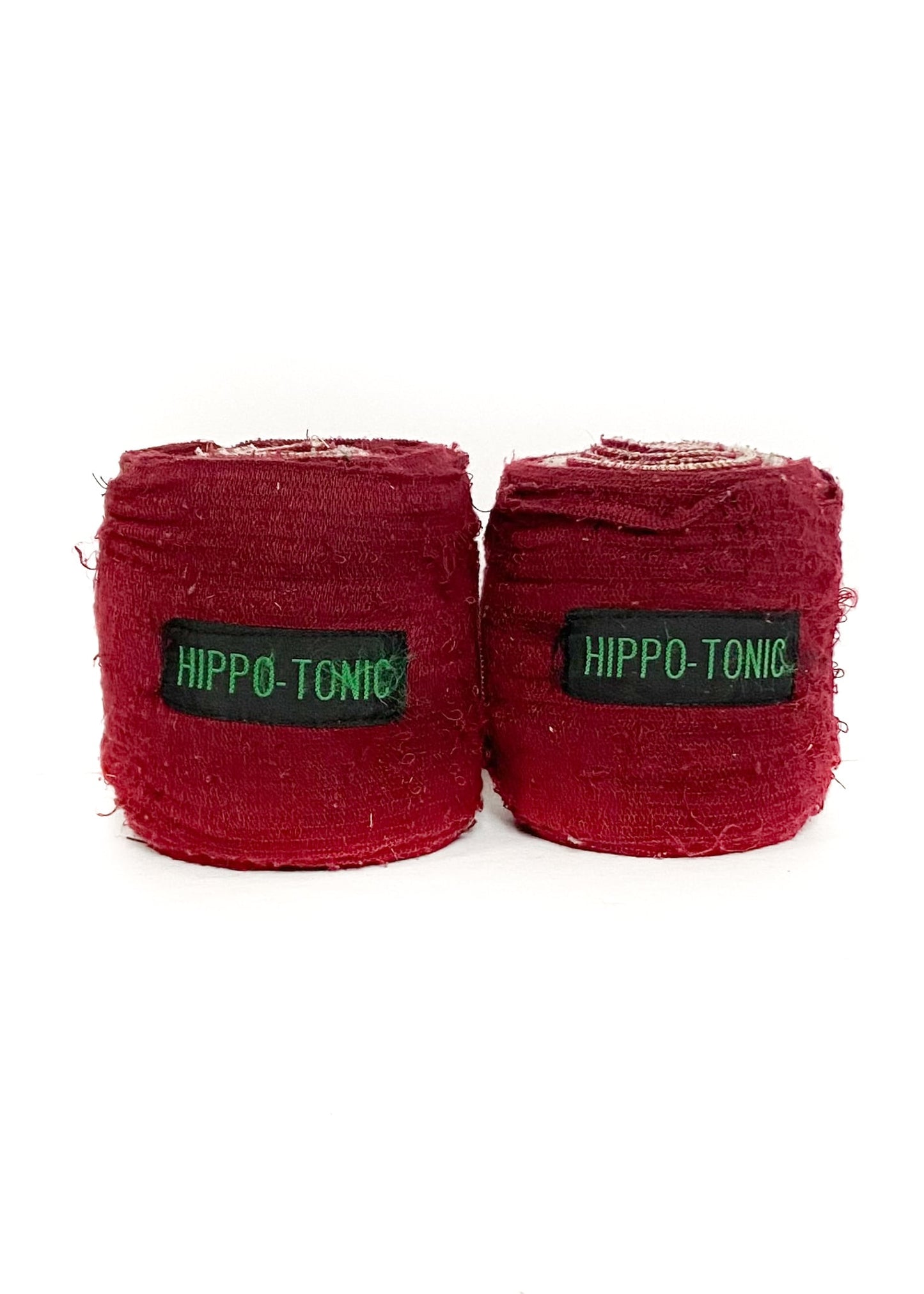Hippo-Tonic Elastic Exercise Bandages - Burgundy - Horse