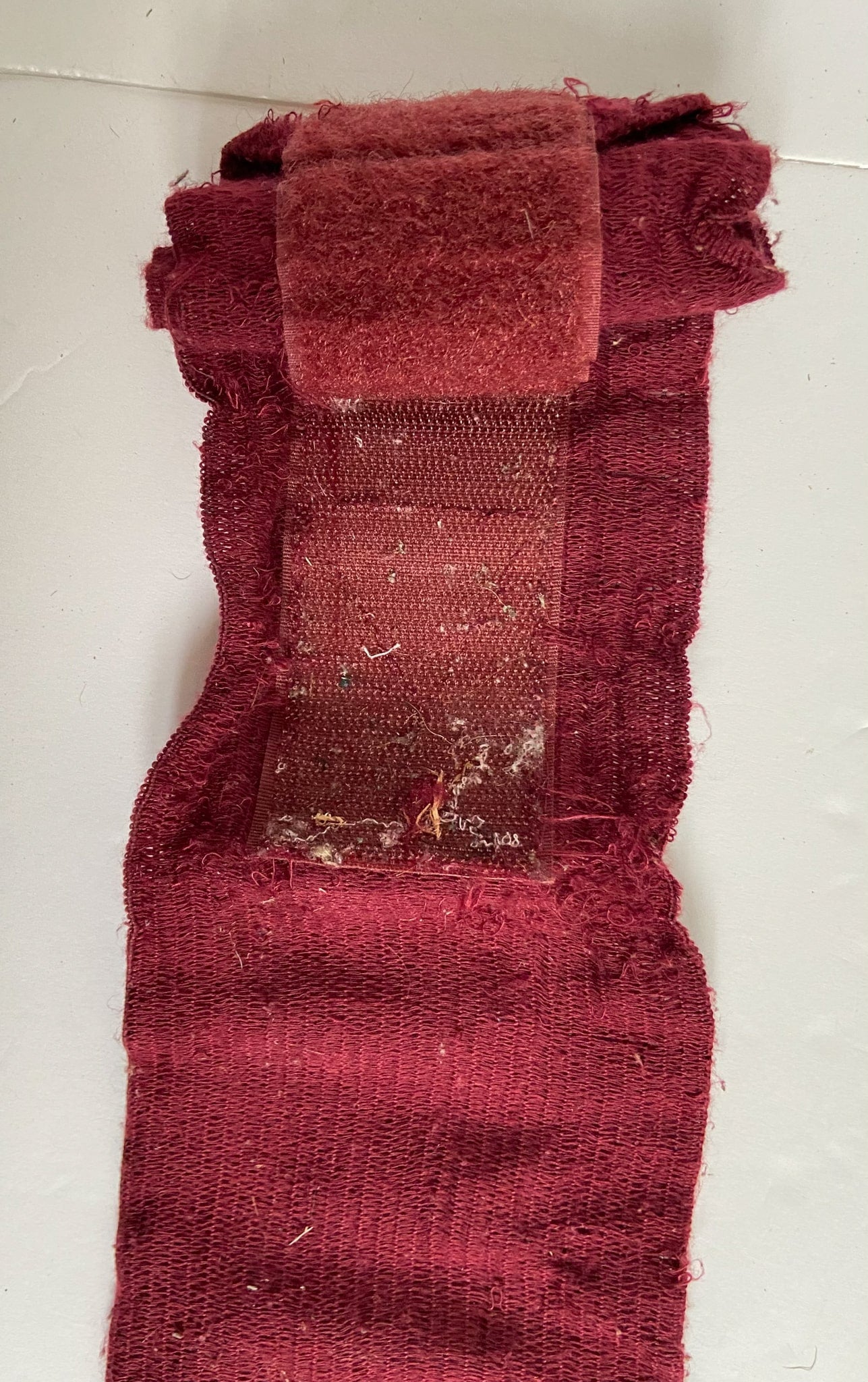 Hippo-Tonic Elastic Exercise Bandages - Burgundy - Horse