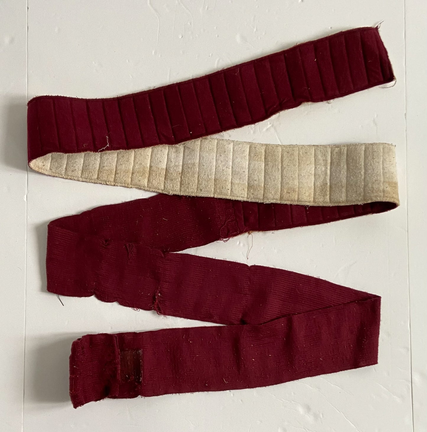 Hippo-Tonic Elastic Exercise Bandages - Burgundy - Horse