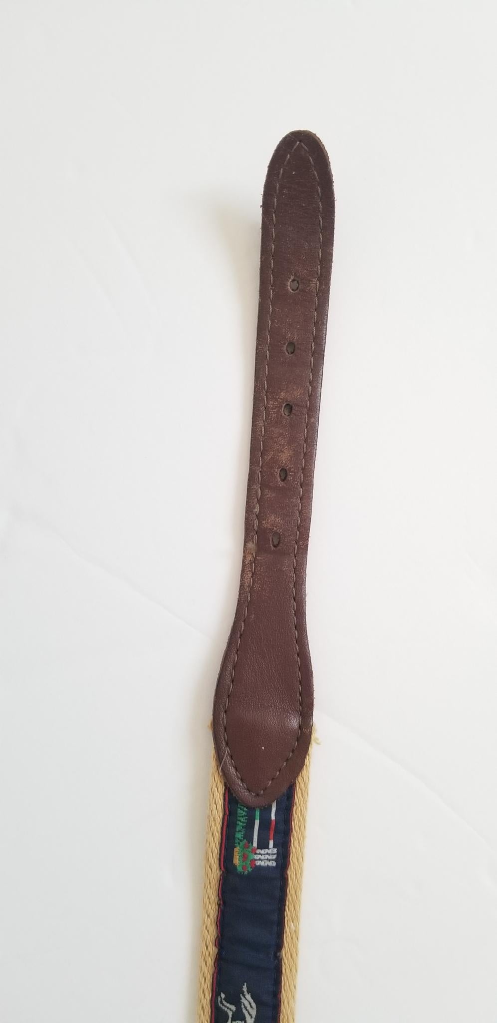 Horse Motif Belt - Navy - Youth