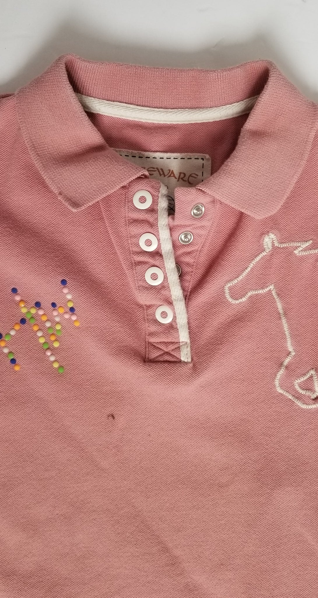 Horseware Ireland Polo Shirt - Pink - Youth 7/8