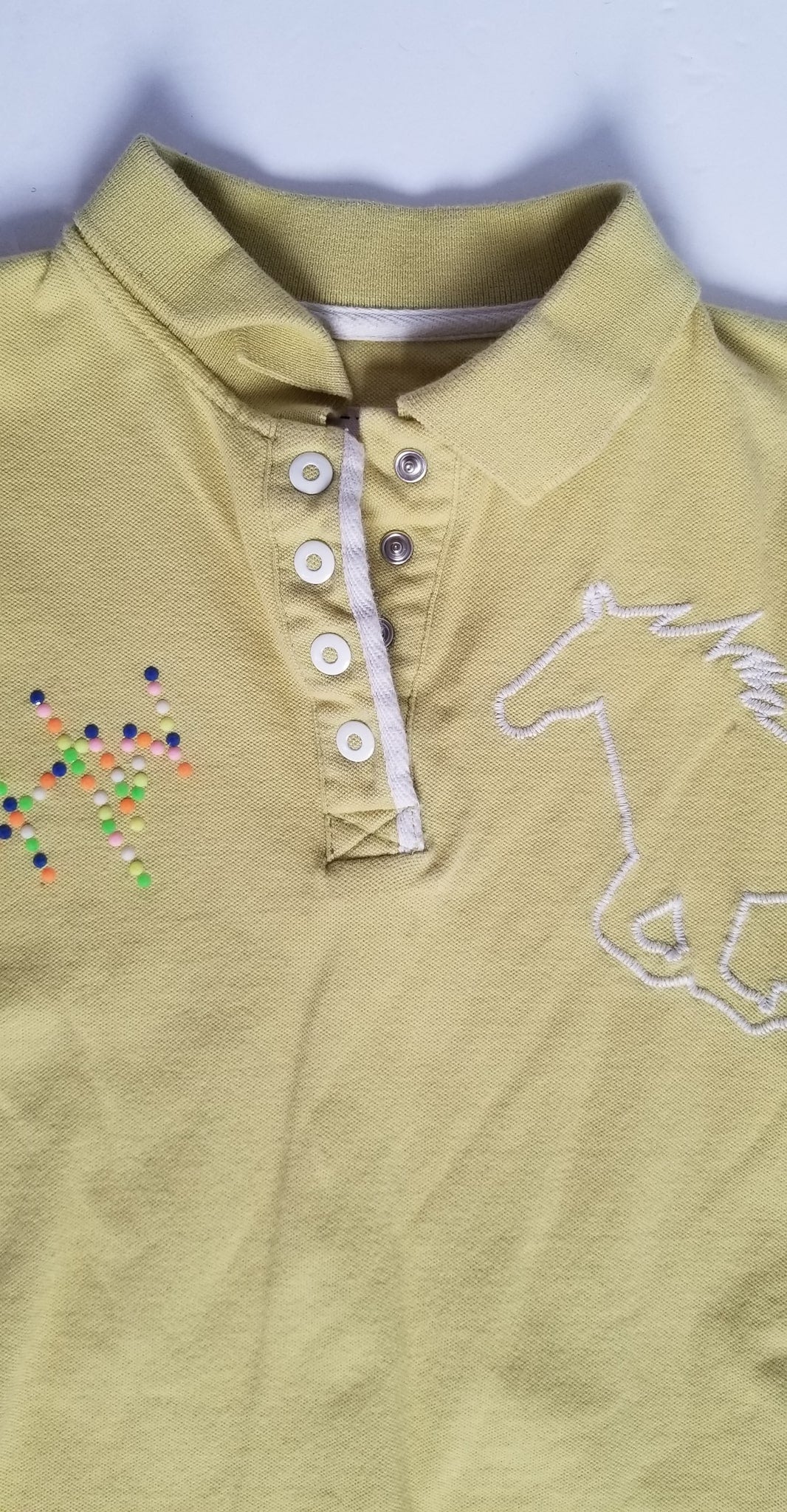 Horseware Ireland Polo Shirt - Yellow - Youth 7/8