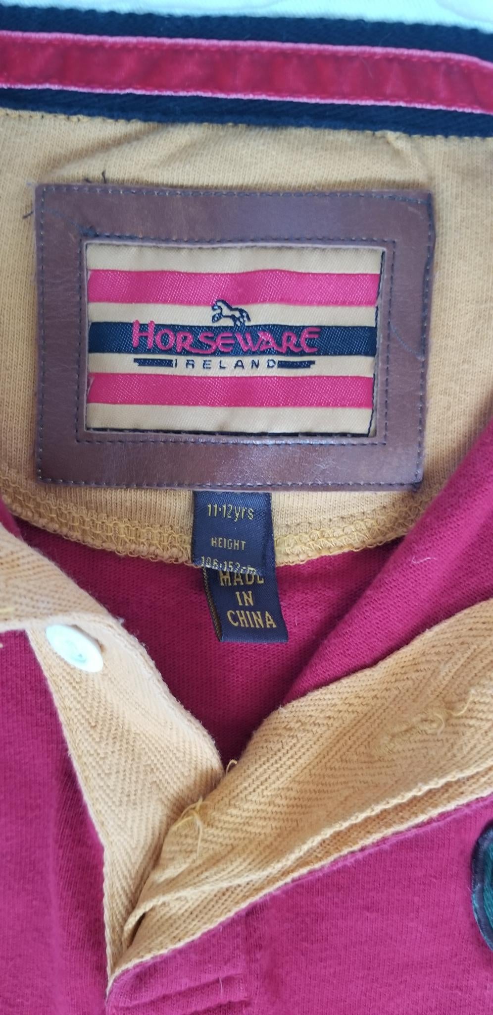 Horseware Ireland Rambo Polo - Red - Youth 11/12