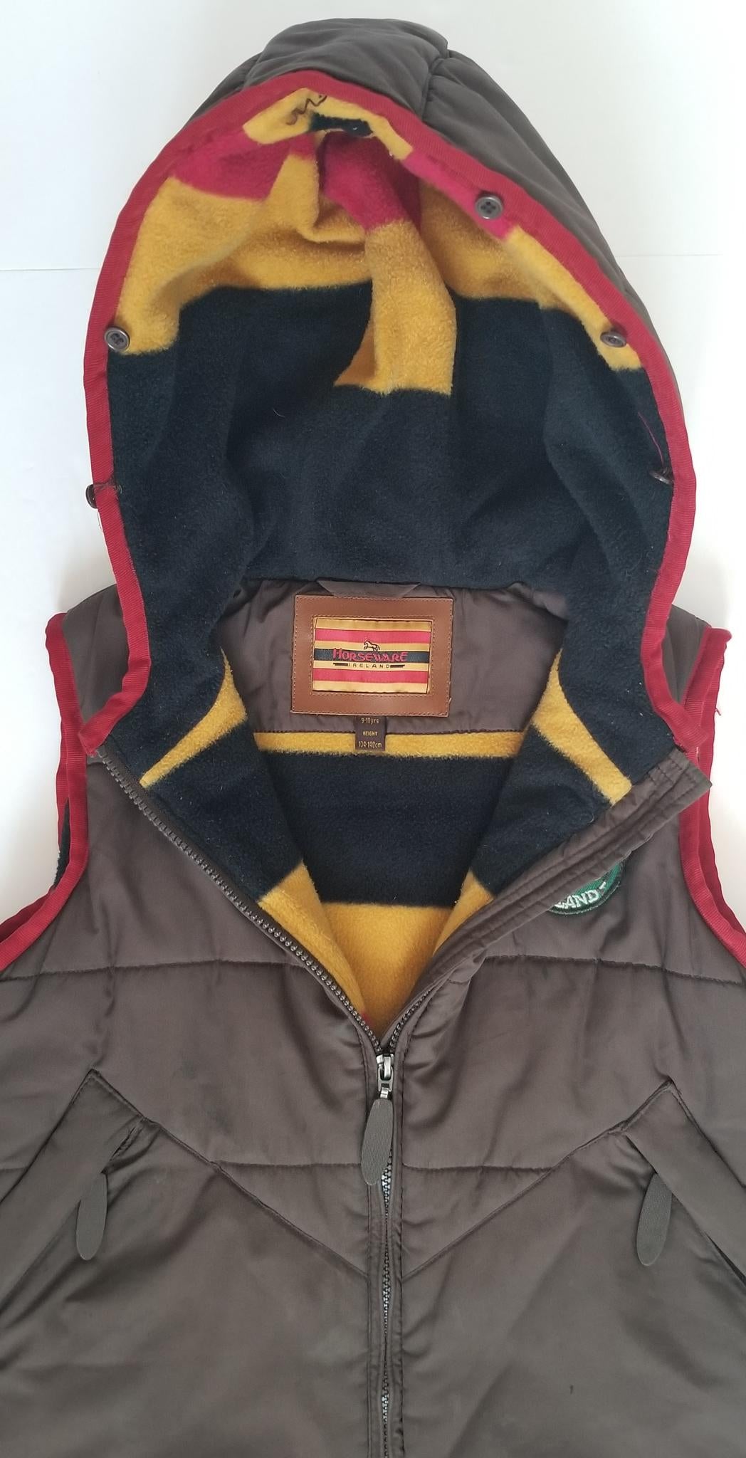 Horseware Ireland Kids Newmarket Vest - Brown - Youth 9/10