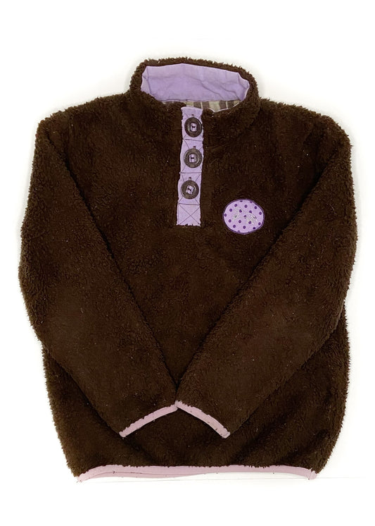 Horseware Ireland Kids Fleece Pullover - Brown - Youth 7-8