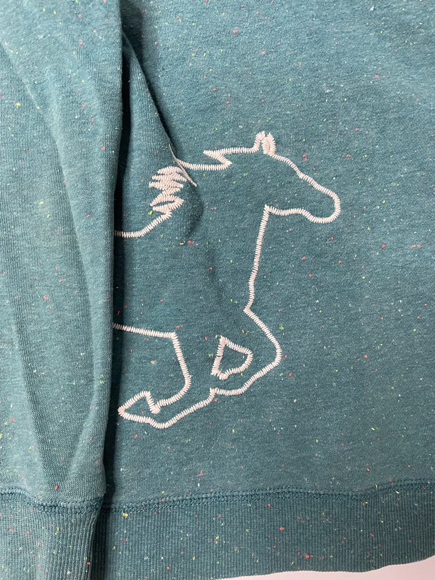 Horseware Ireland Kids Zip Up Sweater - Teal - Youth 7-8