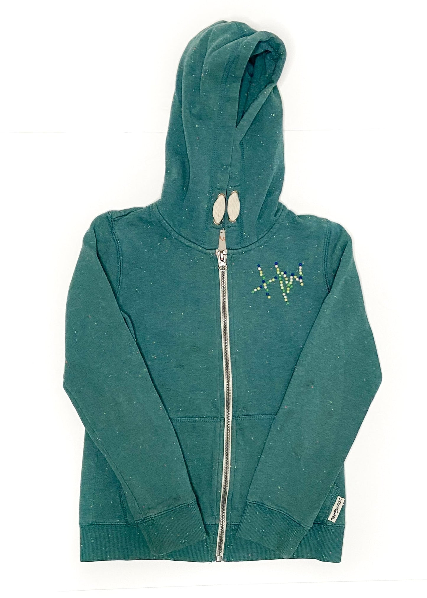 Horseware Ireland Kids Zip Up Sweater - Teal - Youth 7-8