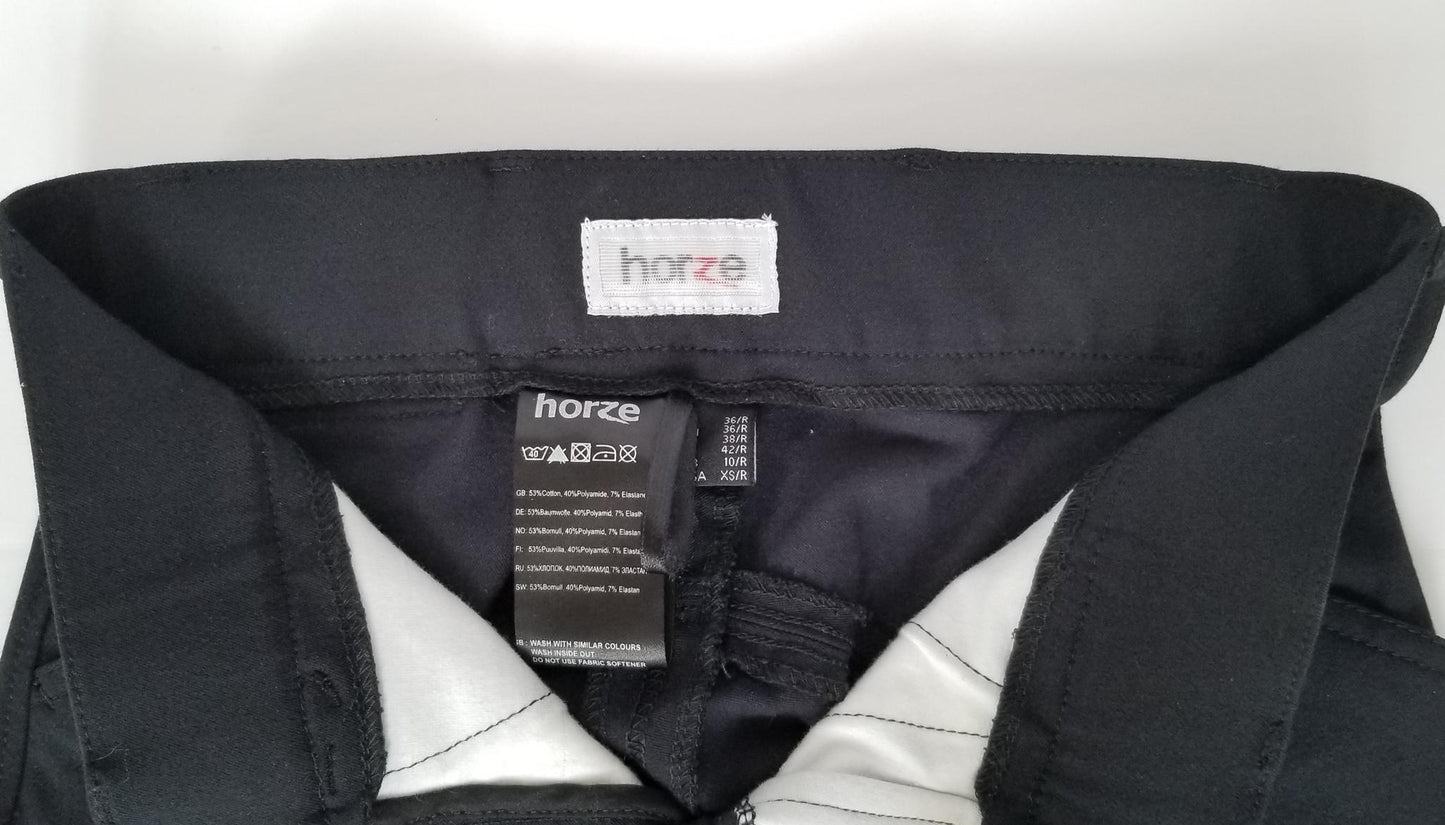 Horze Grand Prix Breeches - Black - Women's XS (24)