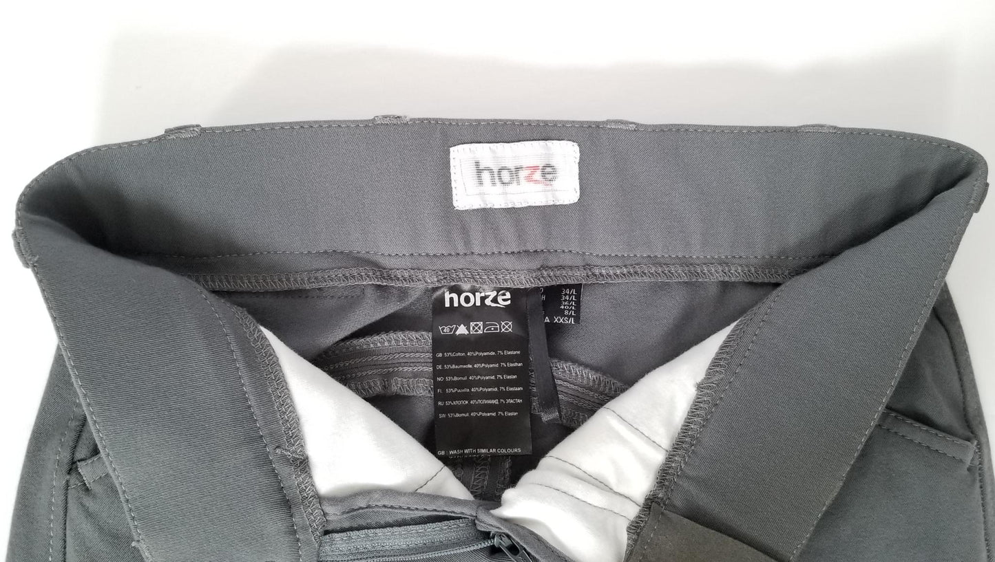 Horze Grand Prix Breeches - Grey - Women's XXS (22)
