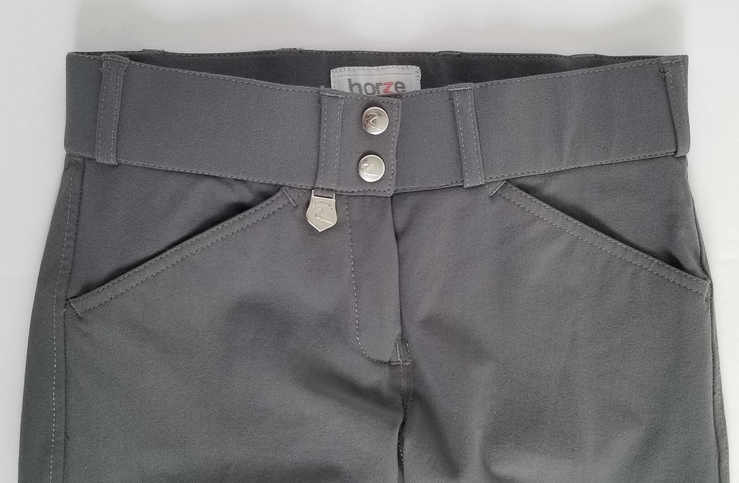 Horze Grand Prix Breeches - Grey - Women's XXS (22)