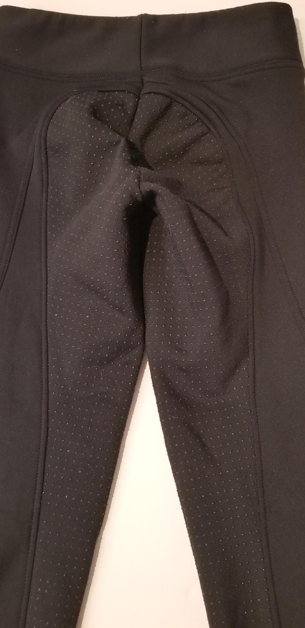 Horze Active Full Seat Ladies' Winter Riding Tights - Black - Women's 24