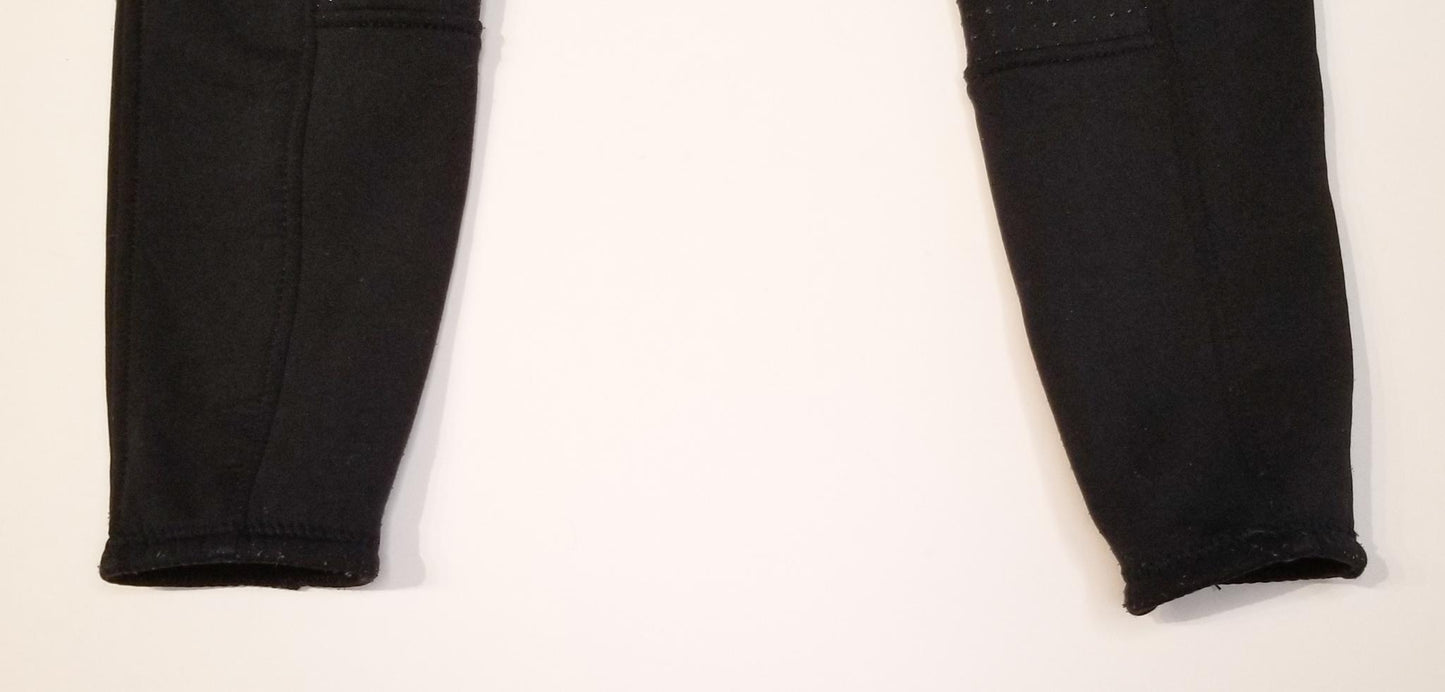Horze Active Full Seat Ladies' Winter Riding Tights - Black - Women's 24