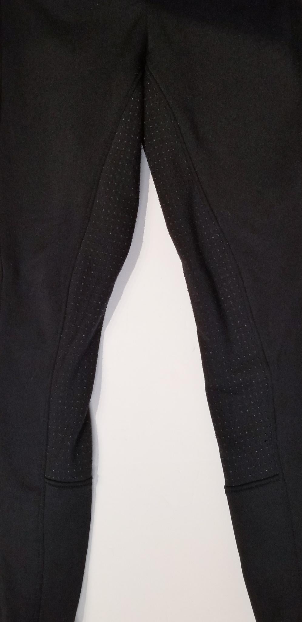 Horze Active Full Seat Ladies' Winter Riding Tights - Black - Women's 24