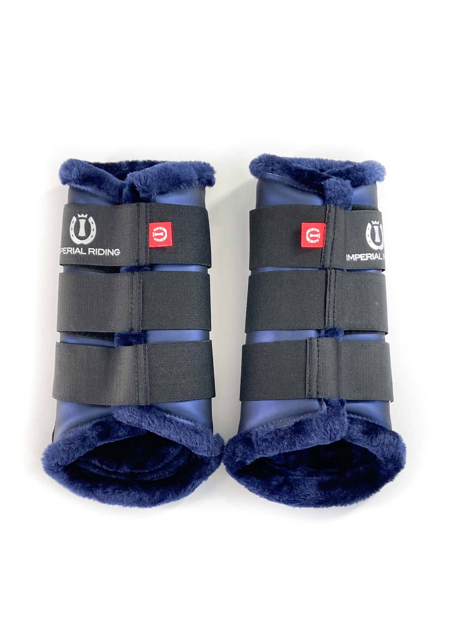 Imperial Riding Brush Boots - Navy - Full