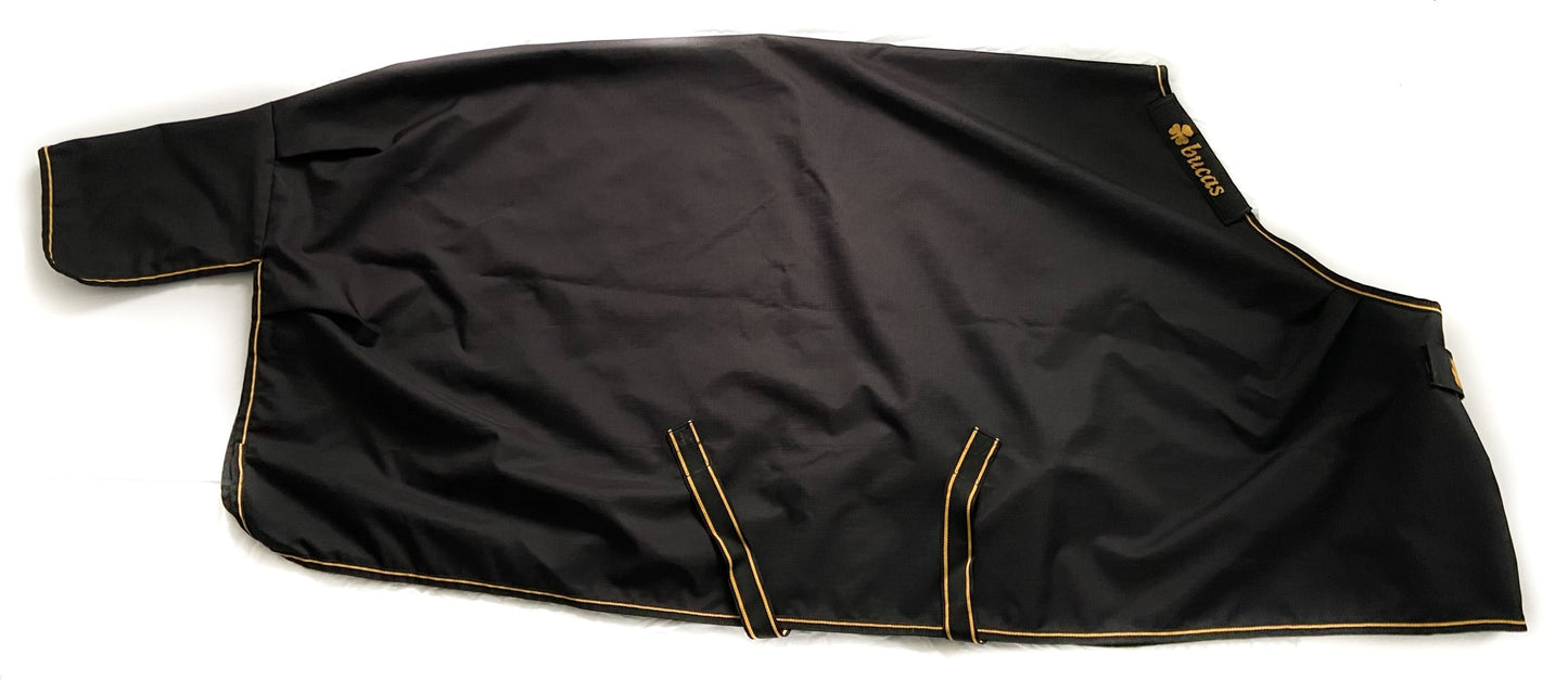 Bucas Irish Turnout Rain Sheet - Black - 78"
