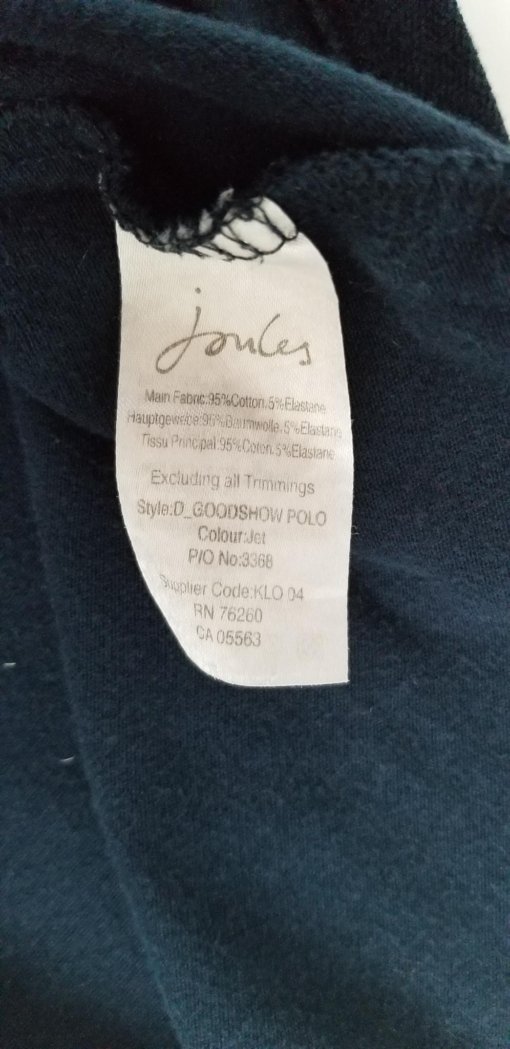 Joules Long Sleeve Polo - Navy - Women's Size 6