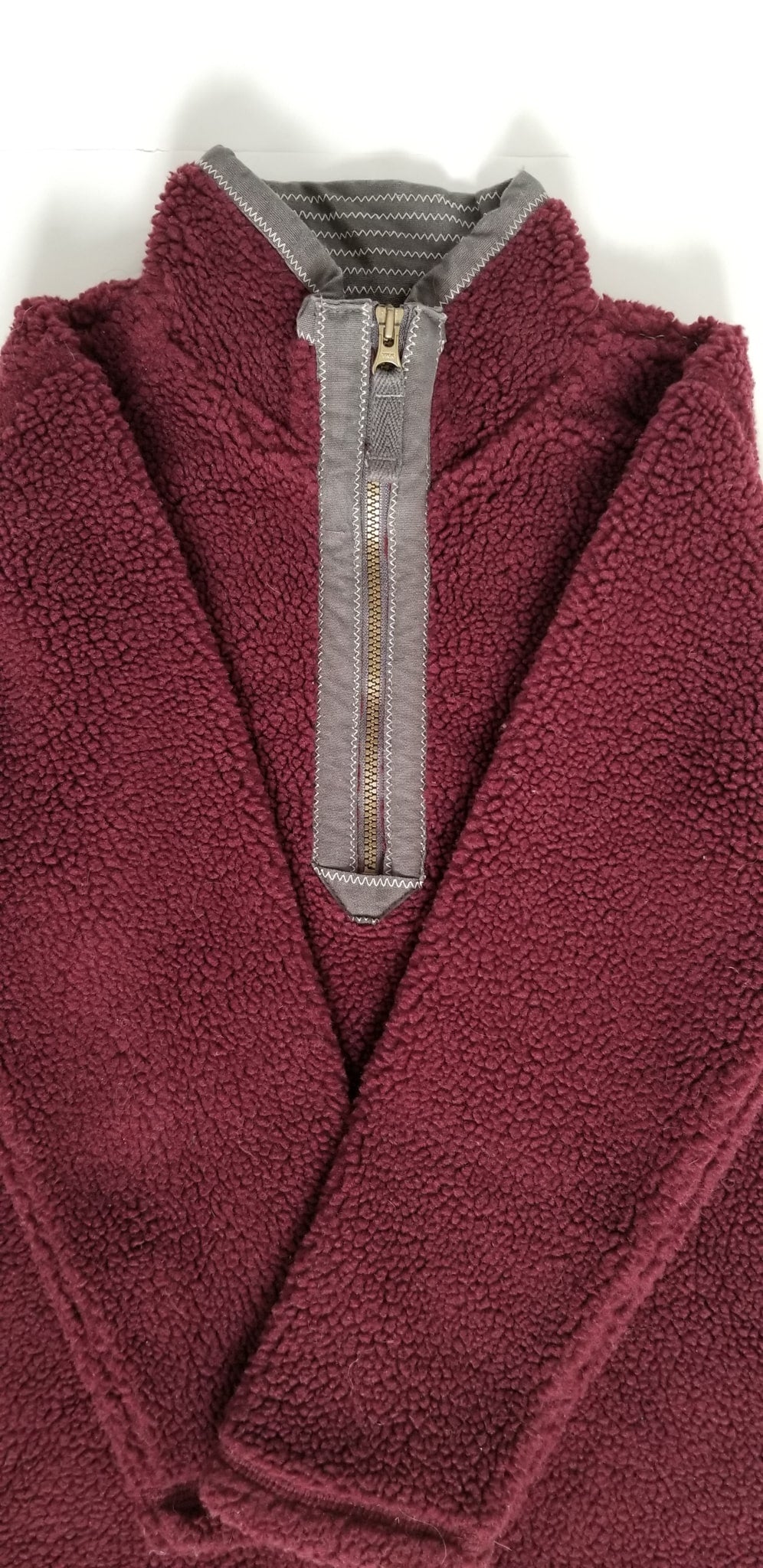 Joules Fleece Quarter Zip - Burgundy - Youth 7 Years