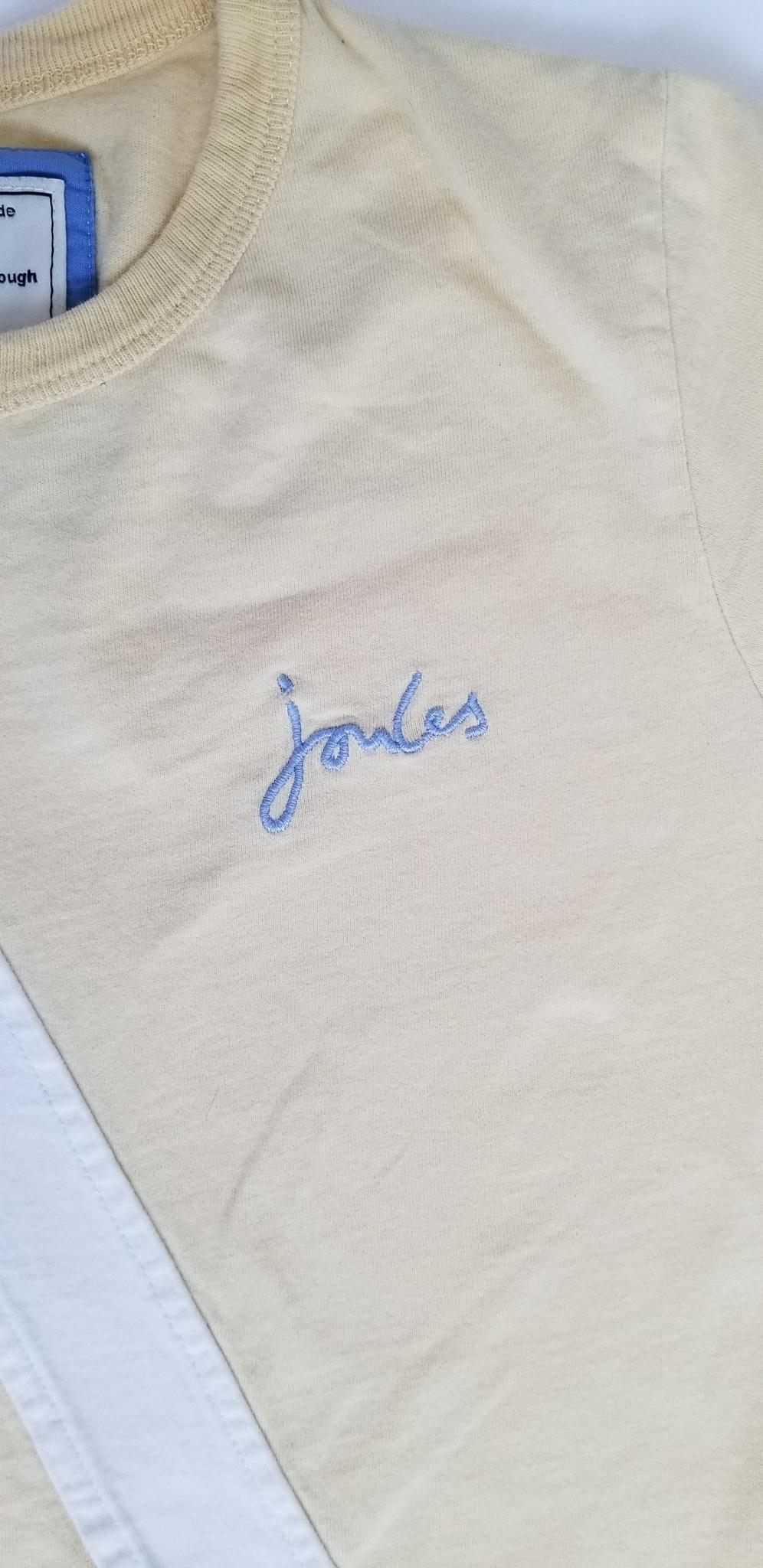 Joules Sportee Tee Shirt - Canary - Women's Size 10 (US)