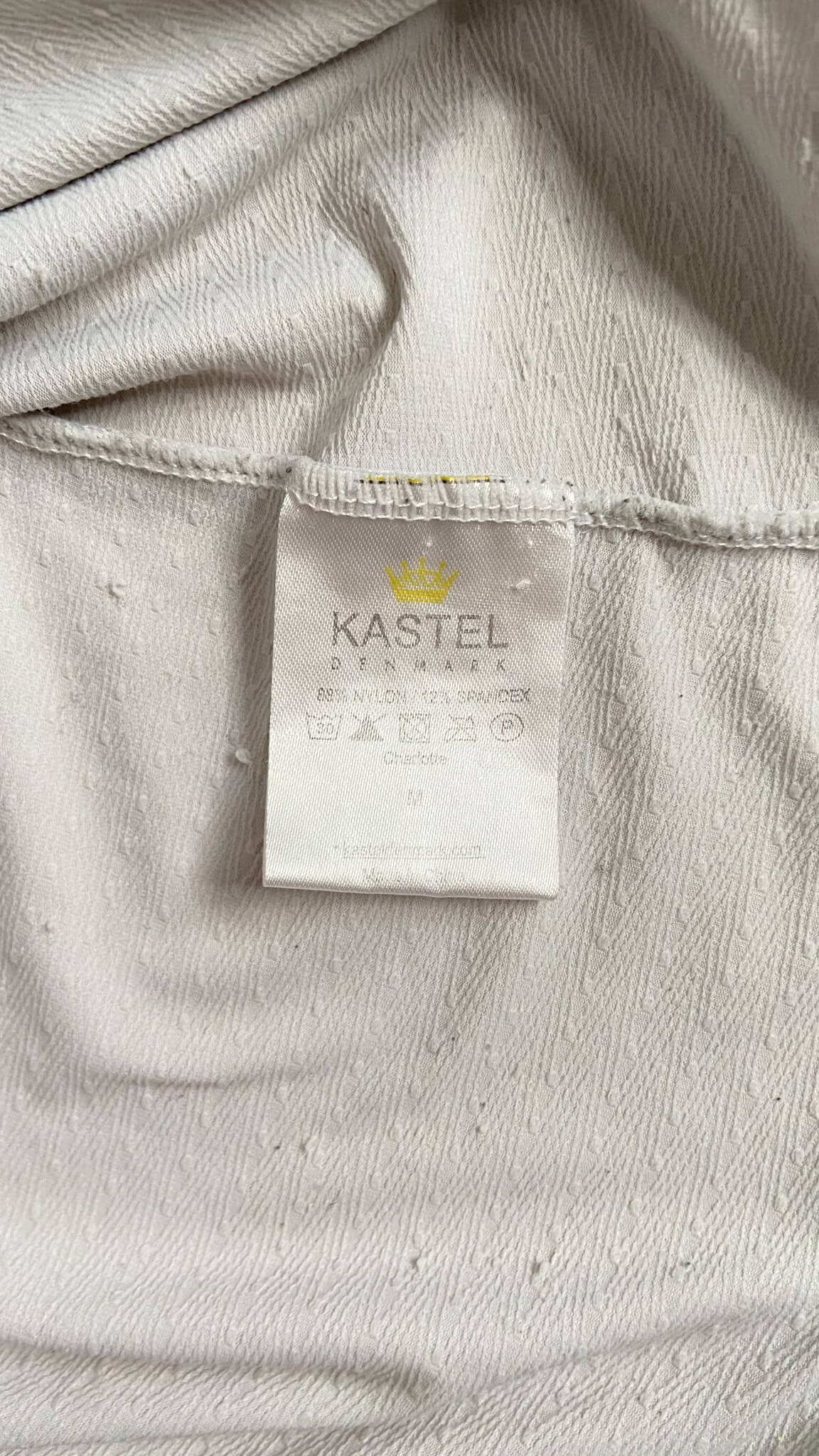 Kastel Denmark Crew Neck Sun Shirt - White - Women's Medium