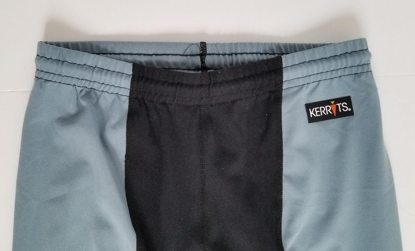 Kerrits Performance Knee Patch Tights - Blue/Black - Youth XL