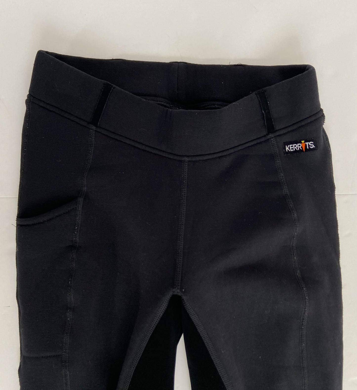 Kerrits Sit Tight Windpro Full Seat Winter Tights - Black - Medium