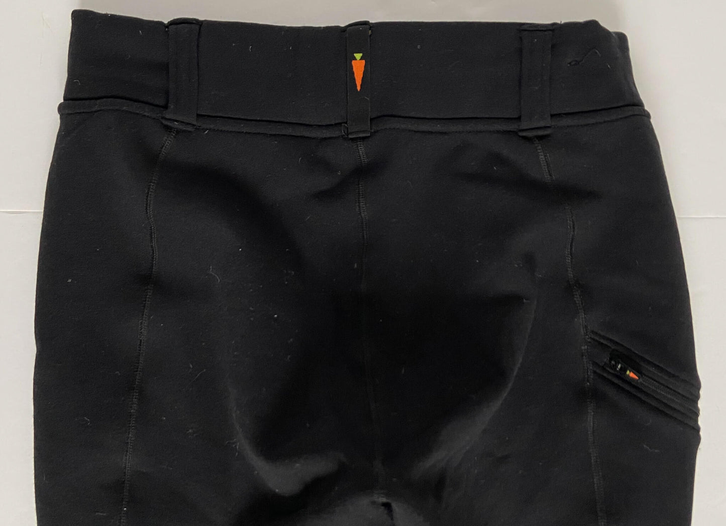 Kerrits Power Stretch Knee Patch Pocket Tight (Winter) - Black - Women's Medium