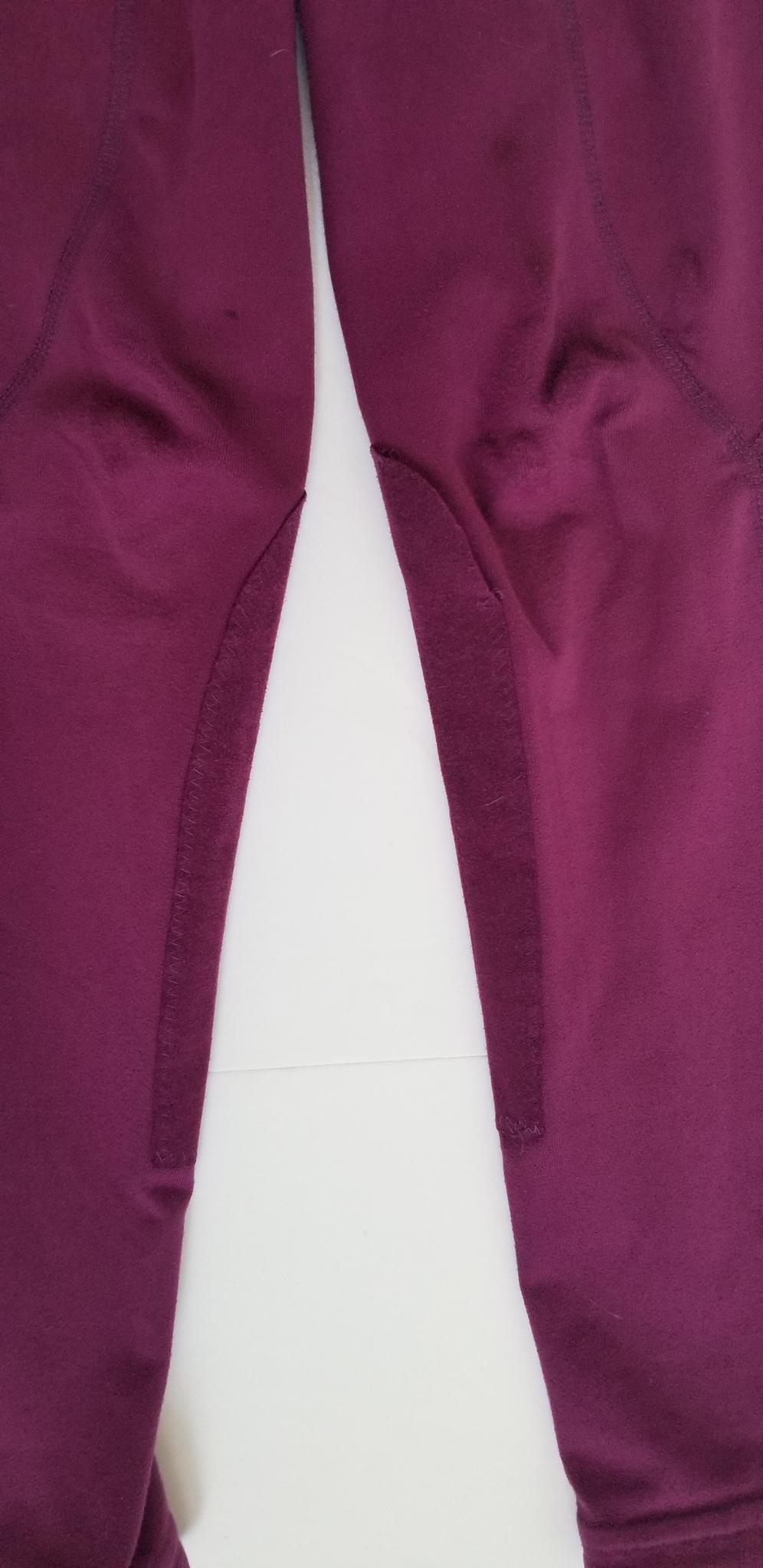 Kerrits Performance Knee Patch Tight - Purple - Youth Medium