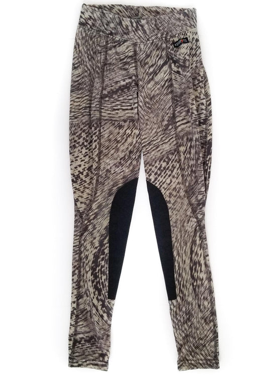 Kerrits Performance Knee Patch Tight - Tan - Youth XS