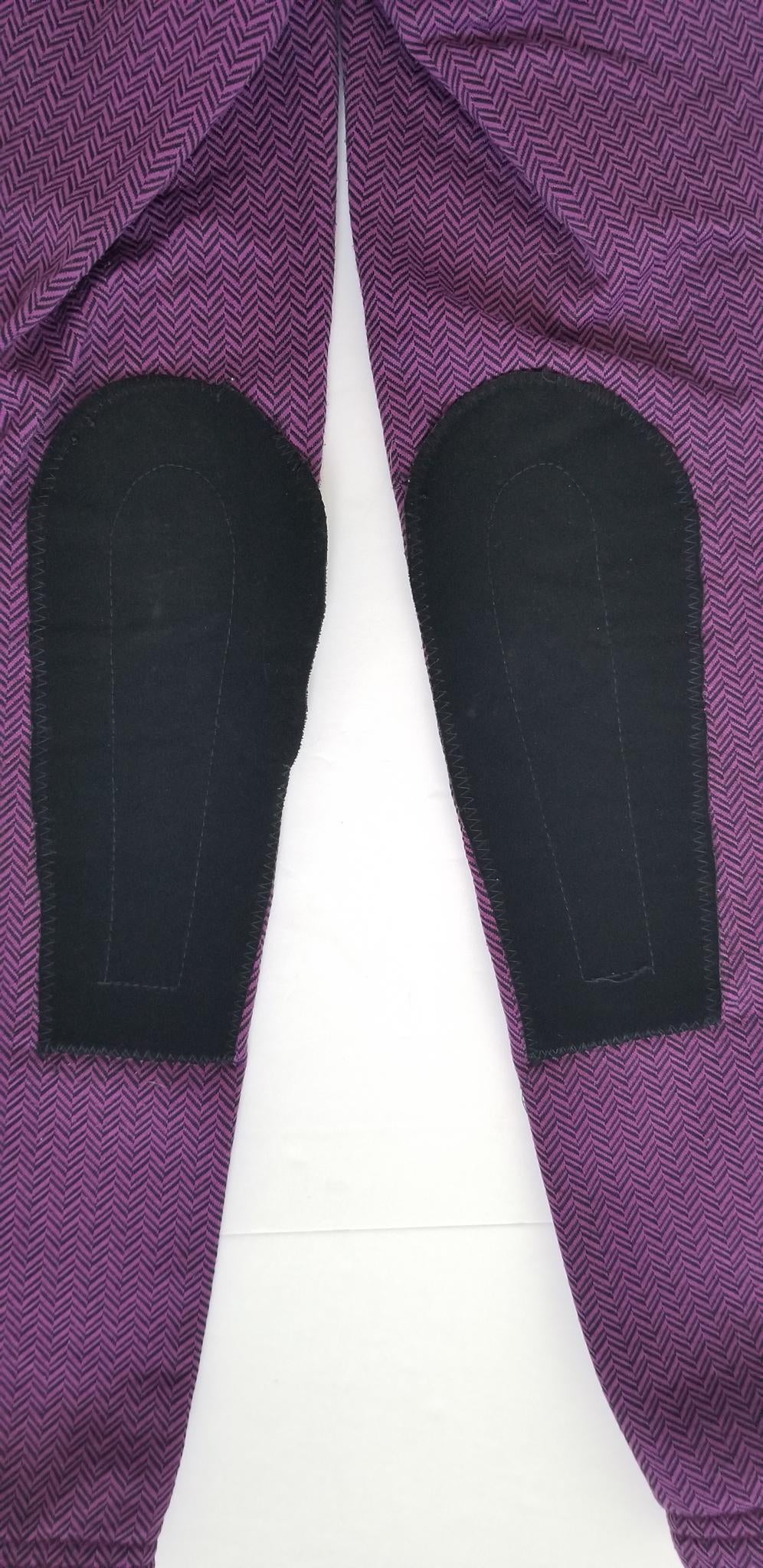 Kerrits Knee Patch Tight - Purple - Youth Large