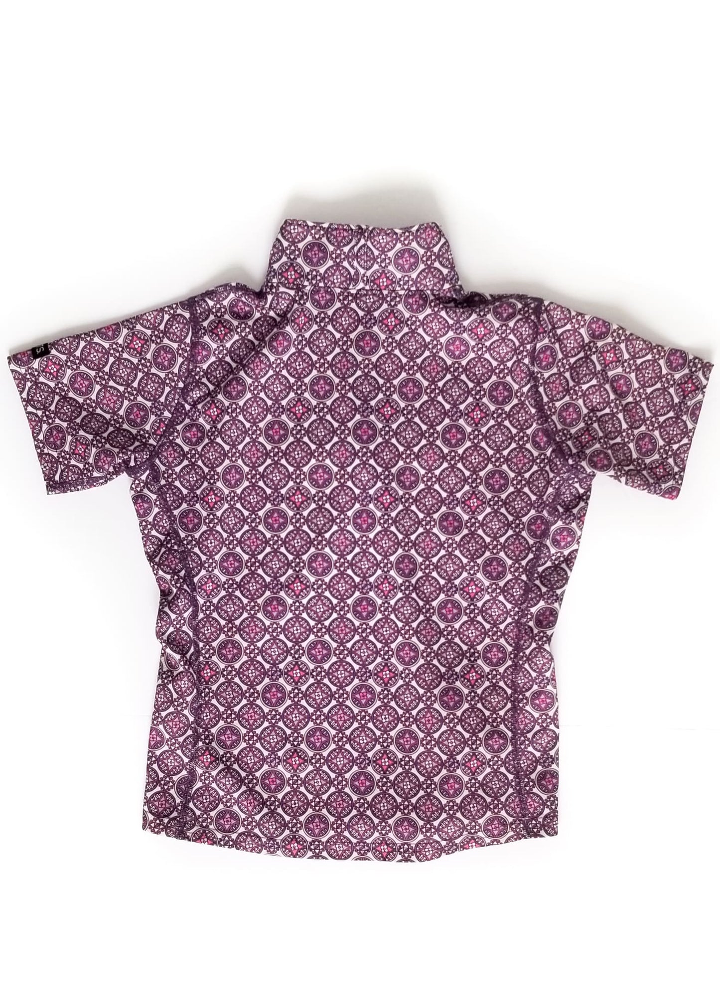 Kerrits Kids Ice Fil Short Sleeve Top - Purple - Youth Medium