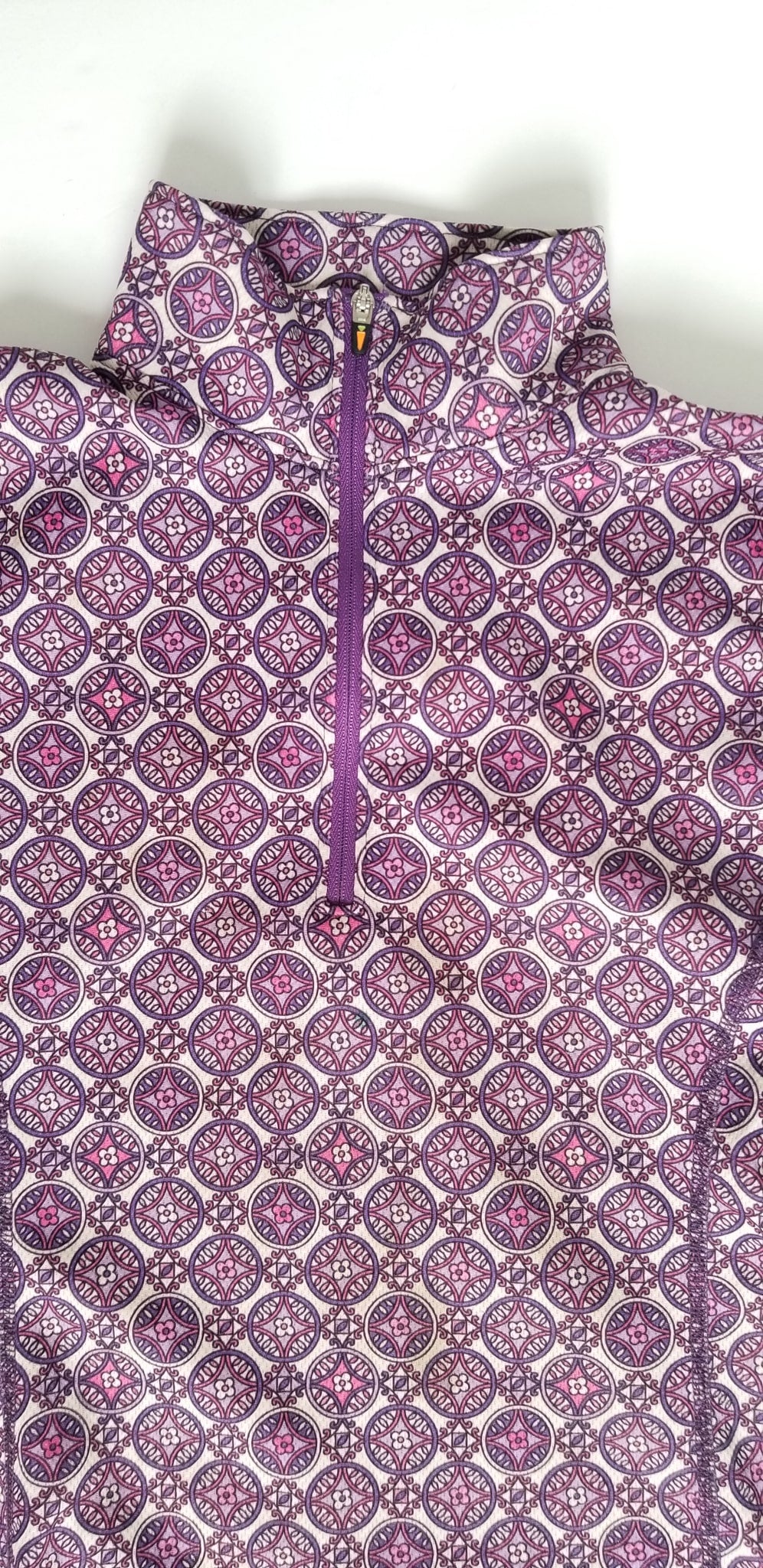 Kerrits Kids Ice Fil Short Sleeve Top - Purple - Youth Medium
