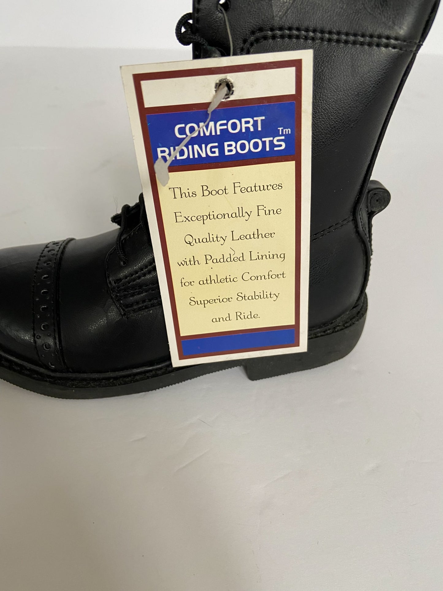 Comfort Riding Boots Paddock Boots - Black - Youth 11