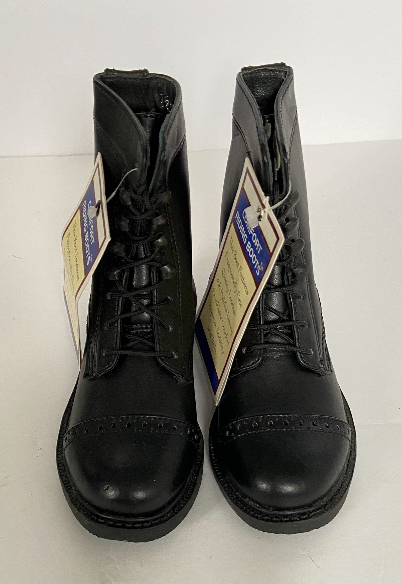 Comfort Riding Boots Paddock Boots - Black - Youth 11