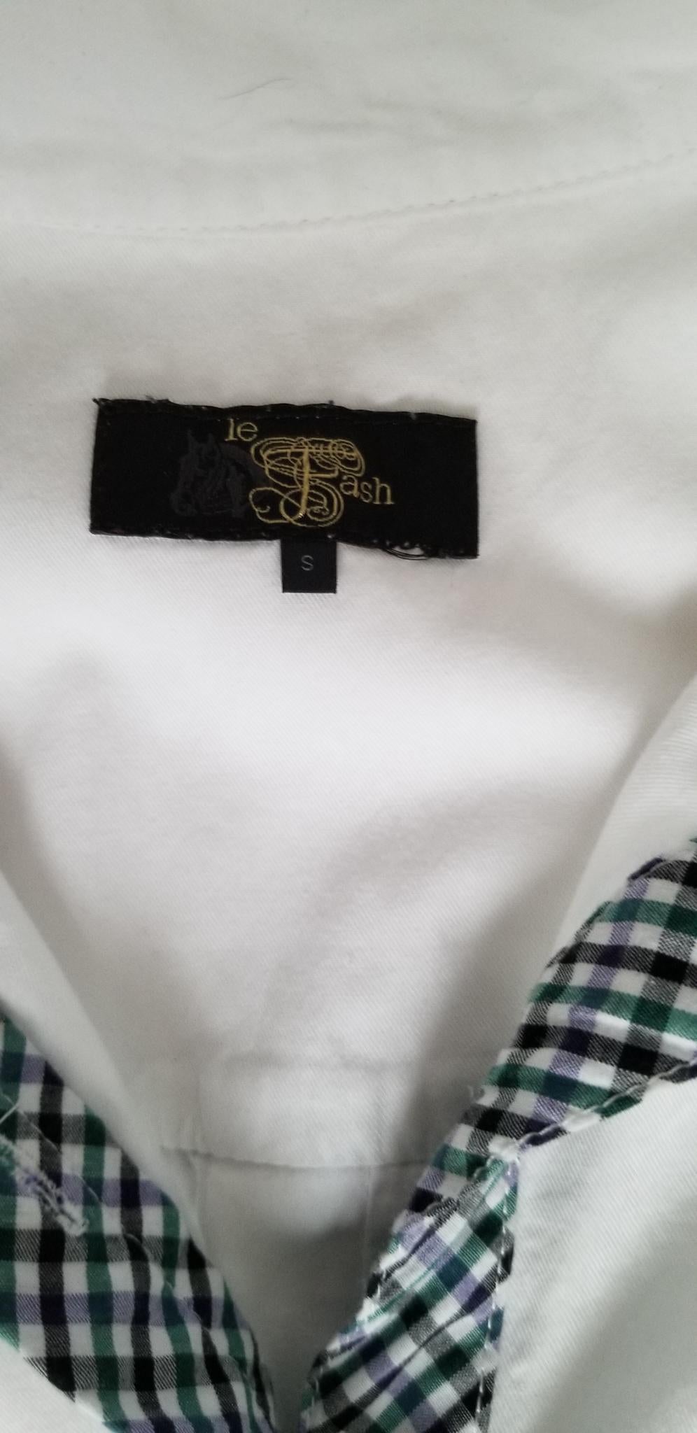 Le Fash Open Placket Classics Show Shirt - Hunter Green - Women's Small