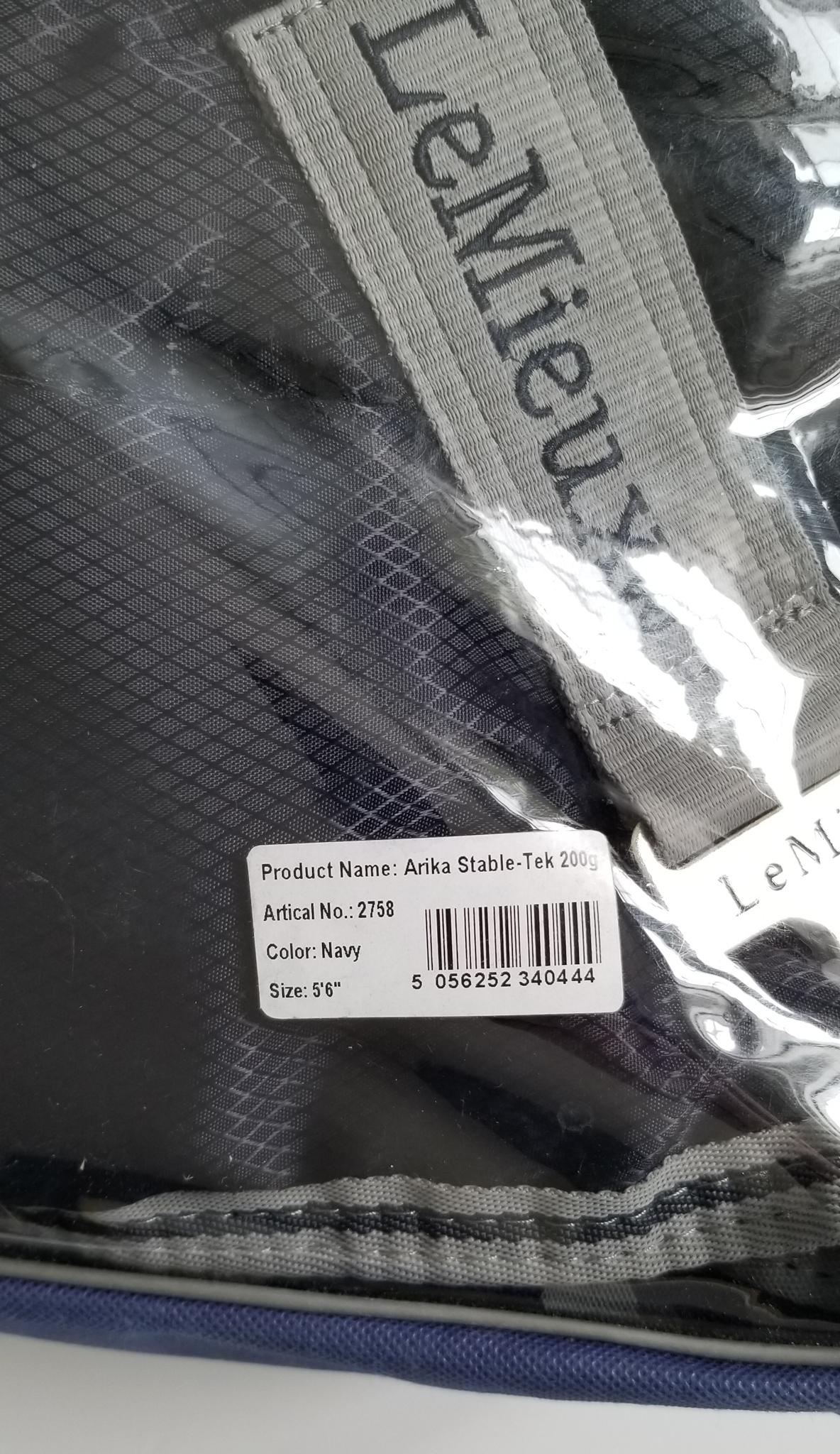 Lemieux Arika Stable-Tek Rug (200g) - Navy - 66"