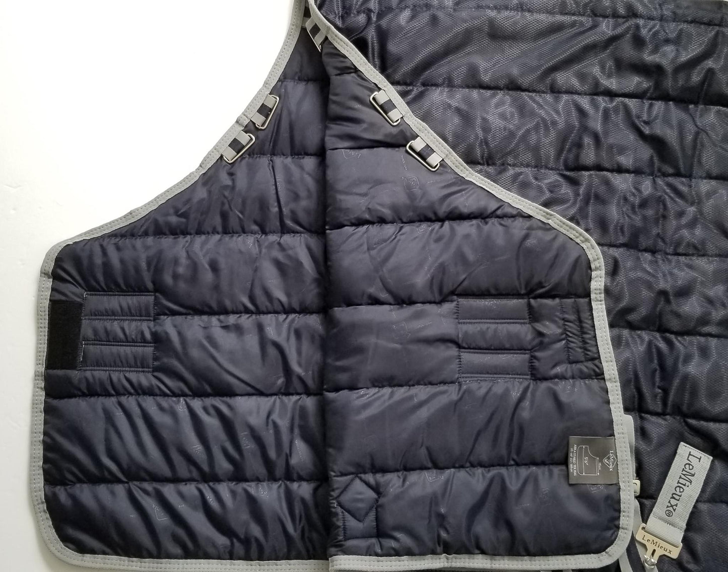 Lemieux Arika Stable-Tek Rug (200g) - Navy - 66"