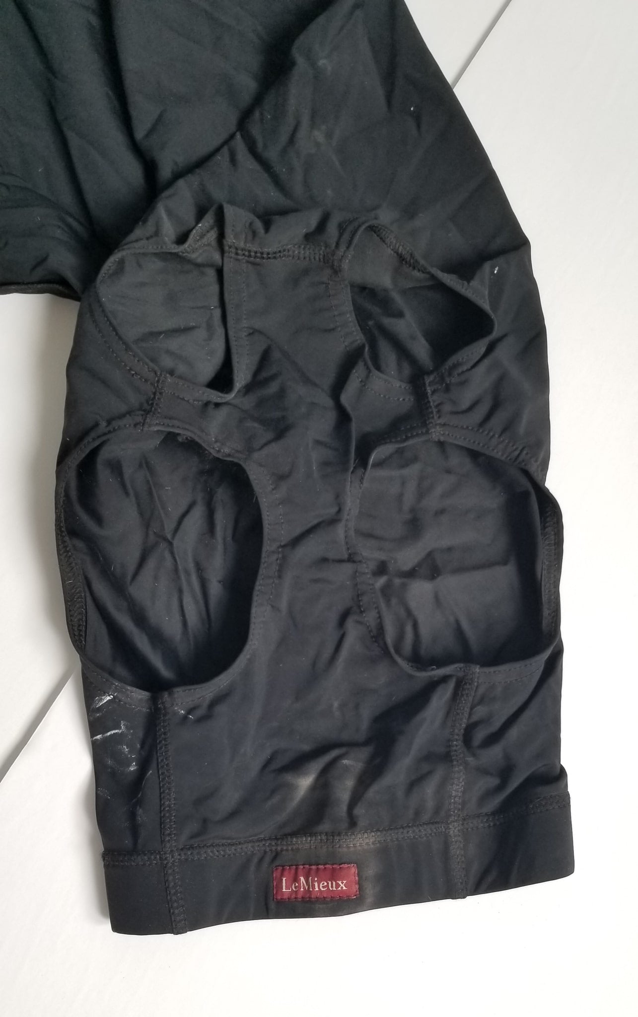 LeMieux Friction Free Lycra Hood - Black - Medium