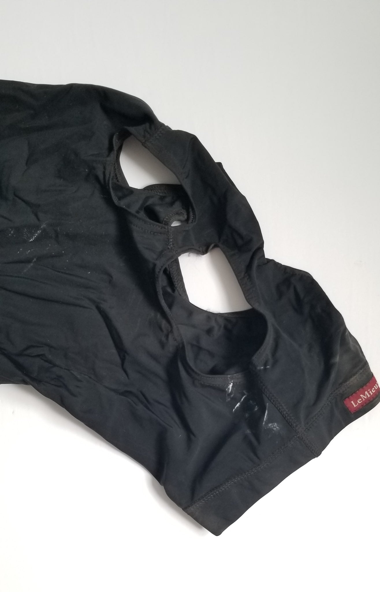 LeMieux Friction Free Lycra Hood - Black - Medium