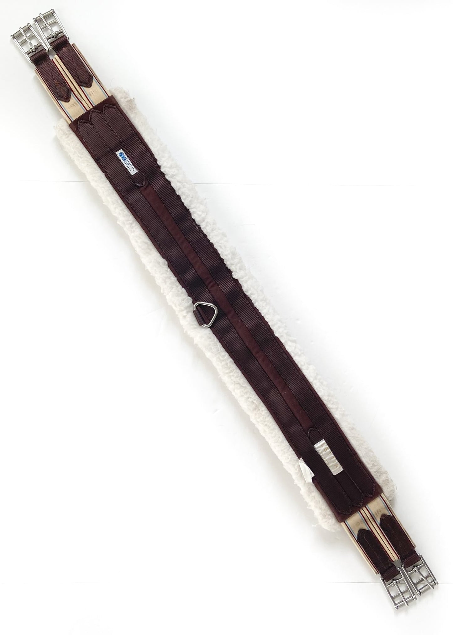 Lettia fleece girth with double elactic ends.