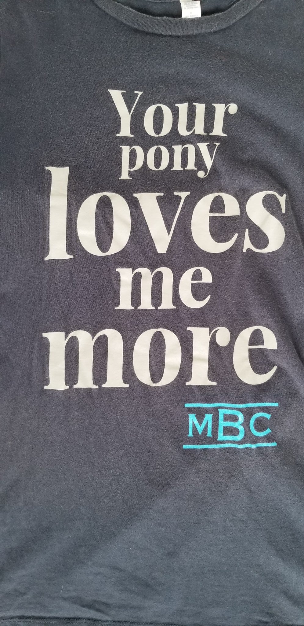 My Barn Child Graphic T Shirt - Blue - Women's Small/Medium