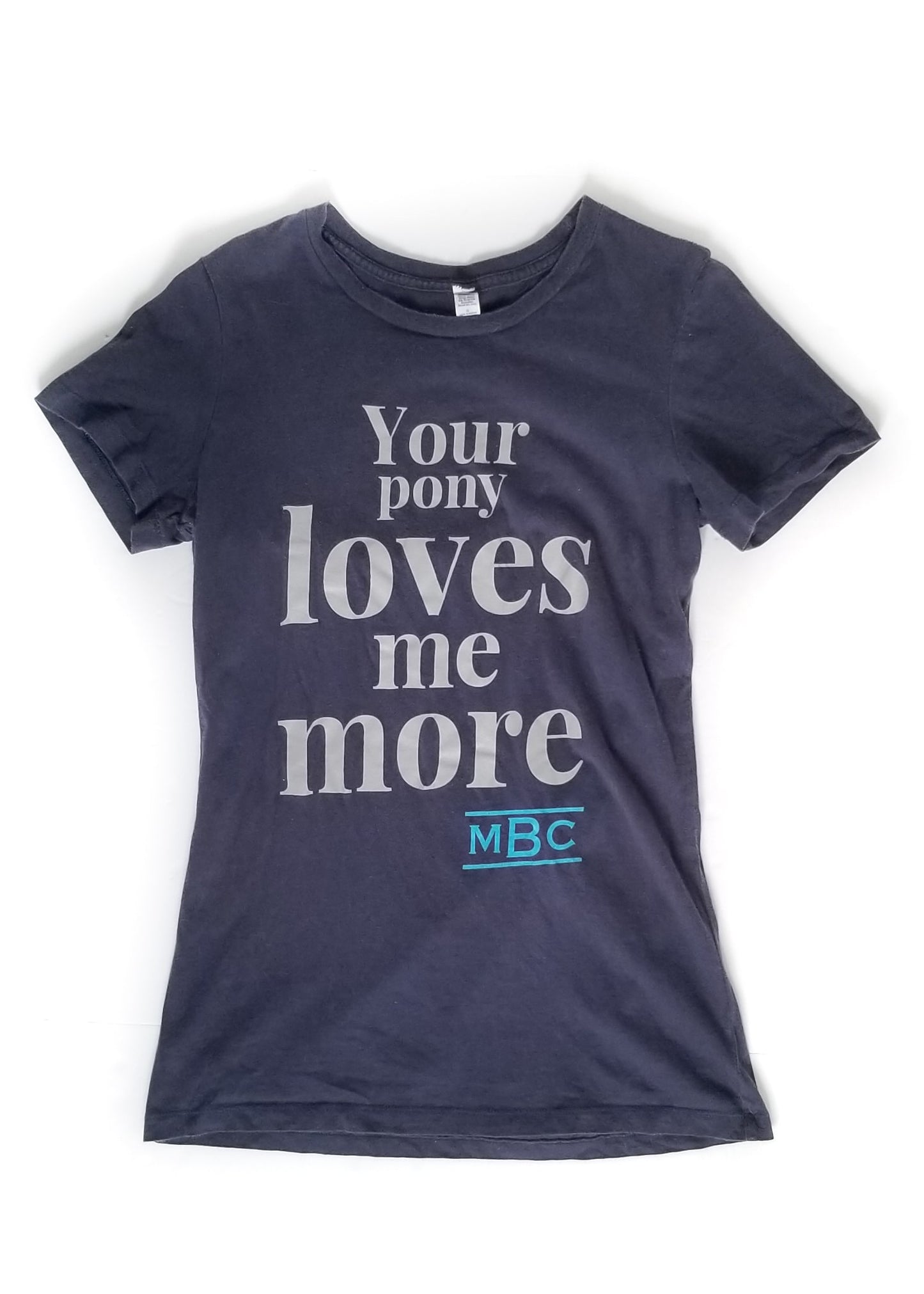 My Barn Child Graphic T Shirt - Blue - Women's Small/Medium